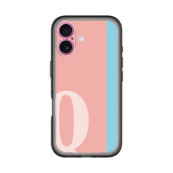 Slim Protection Premium Case［ オリジナル - initial color line - Q pink ］