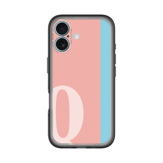 Slim Protection Premium Case［ オリジナル - initial color line - Q pink ］