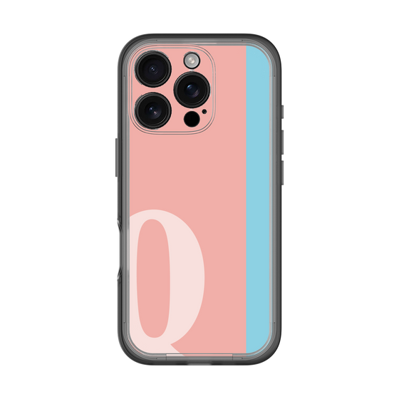 Slim Protection Premium Case［ オリジナル - initial color line - Q pink ］