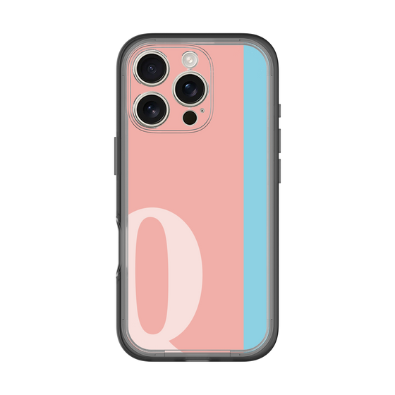 Slim Protection Premium Case［ オリジナル - initial color line - Q pink ］