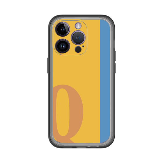 Slim Protection Premium Case［ オリジナル - initial color line - Q orange ］