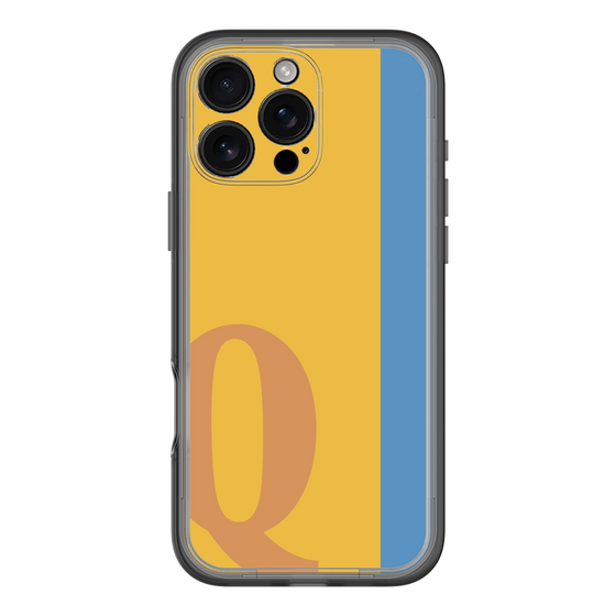 Slim Protection Premium Case［ オリジナル - initial color line - Q orange ］