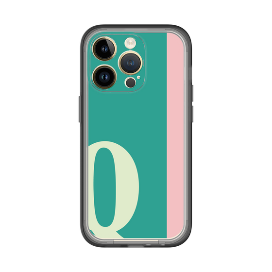 Slim Protection Premium Case［ オリジナル - initial color line - Q green ］