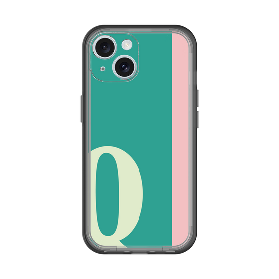 Slim Protection Premium Case［ オリジナル - initial color line - Q green ］