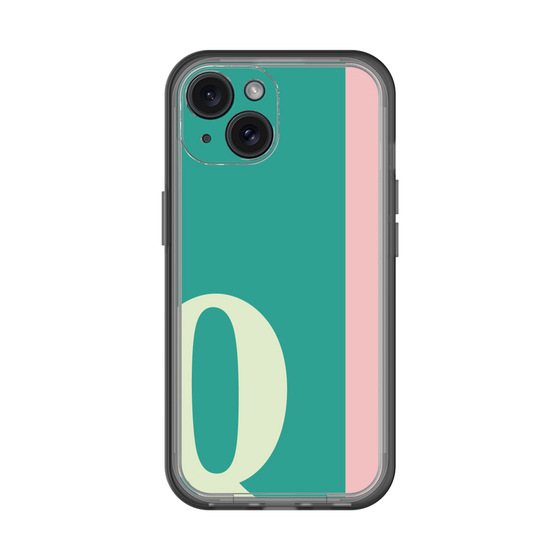 Slim Protection Premium Case［ オリジナル - initial color line - Q green ］