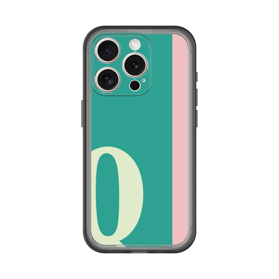 Slim Protection Premium Case［ オリジナル - initial color line - Q green ］