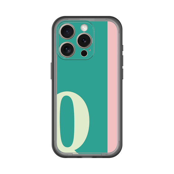 Slim Protection Premium Case［ オリジナル - initial color line - Q green ］