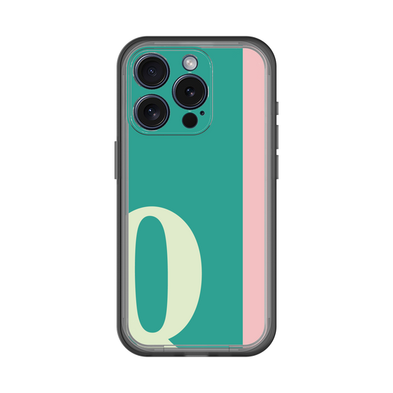 Slim Protection Premium Case［ オリジナル - initial color line - Q green ］