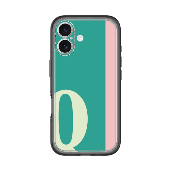 Slim Protection Premium Case［ オリジナル - initial color line - Q green ］