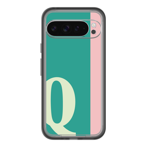 Slim Protection Premium Case［ オリジナル - initial color line - Q green ］