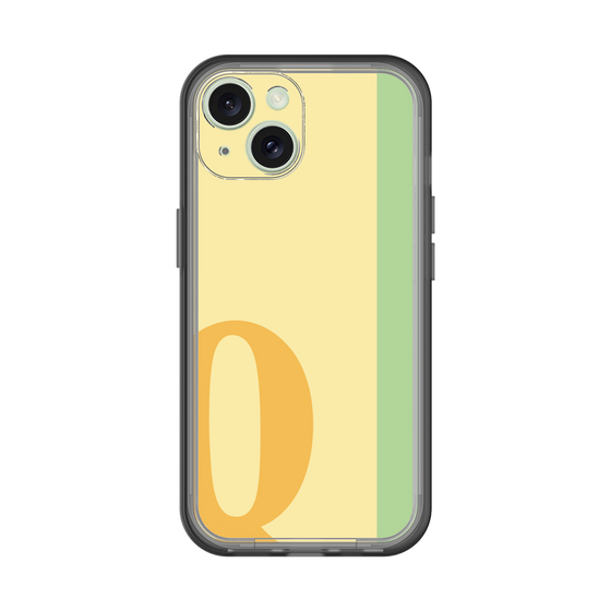 Slim Protection Premium Case［ オリジナル - initial color line - Q yellow ］