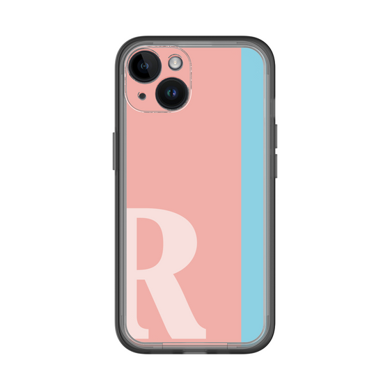 Slim Protection Premium Case［ オリジナル - initial color line - R pink ］