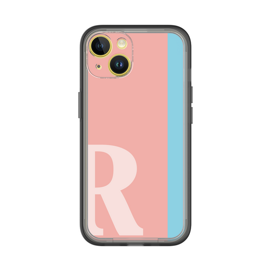 Slim Protection Premium Case［ オリジナル - initial color line - R pink ］