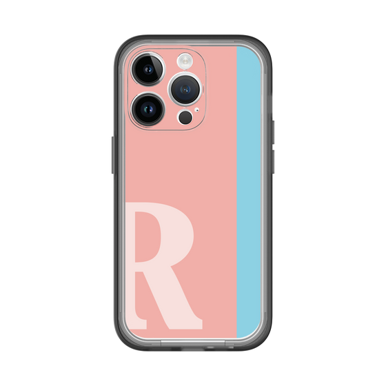 Slim Protection Premium Case［ オリジナル - initial color line - R pink ］