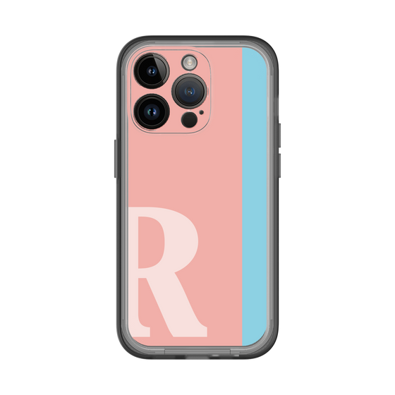 Slim Protection Premium Case［ オリジナル - initial color line - R pink ］