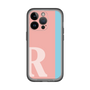 Slim Protection Premium Case［ オリジナル - initial color line - R pink ］