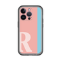 Slim Protection Premium Case［ オリジナル - initial color line - R pink ］