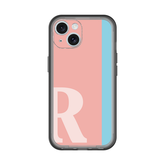 Slim Protection Premium Case［ オリジナル - initial color line - R pink ］