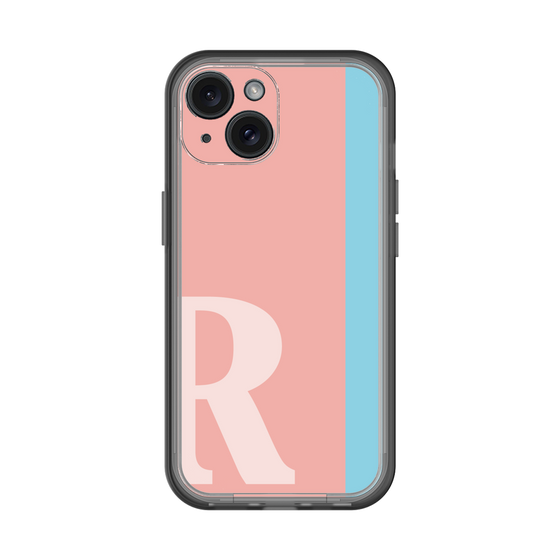 Slim Protection Premium Case［ オリジナル - initial color line - R pink ］