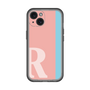 Slim Protection Premium Case［ オリジナル - initial color line - R pink ］