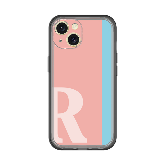 Slim Protection Premium Case［ オリジナル - initial color line - R pink ］