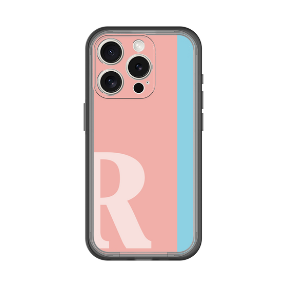 Slim Protection Premium Case［ オリジナル - initial color line - R pink ］