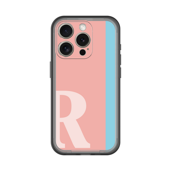 Slim Protection Premium Case［ オリジナル - initial color line - R pink ］