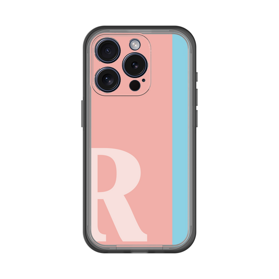 Slim Protection Premium Case［ オリジナル - initial color line - R pink ］