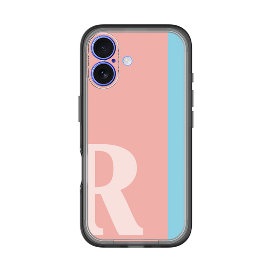 Slim Protection Premium Case［ オリジナル - initial color line - R pink ］