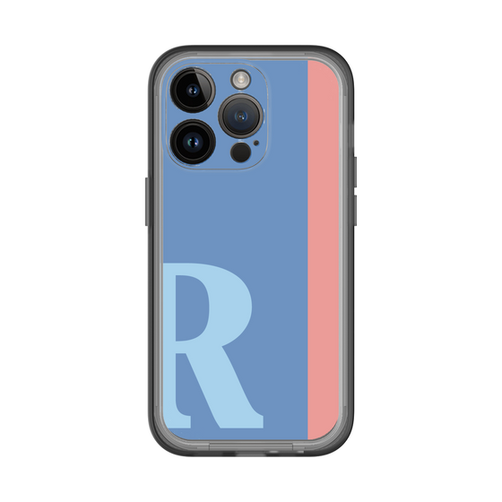 Slim Protection Premium Case［ オリジナル - initial color line - R blue ］
