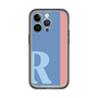 Slim Protection Premium Case［ オリジナル - initial color line - R blue ］