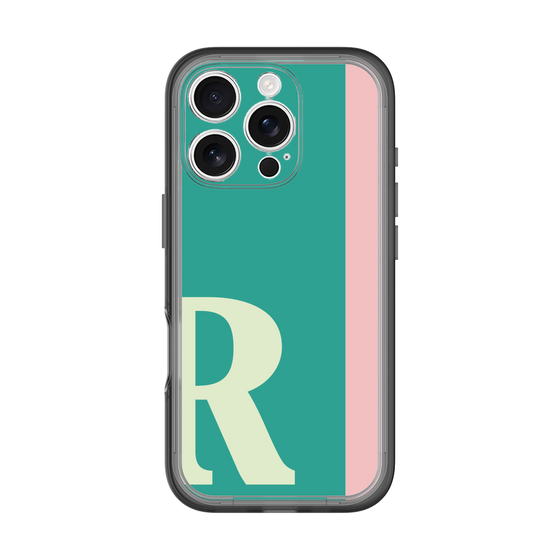 Slim Protection Premium Case［ オリジナル - initial color line - R green ］