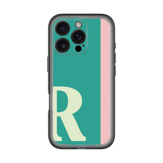 Slim Protection Premium Case［ オリジナル - initial color line - R green ］
