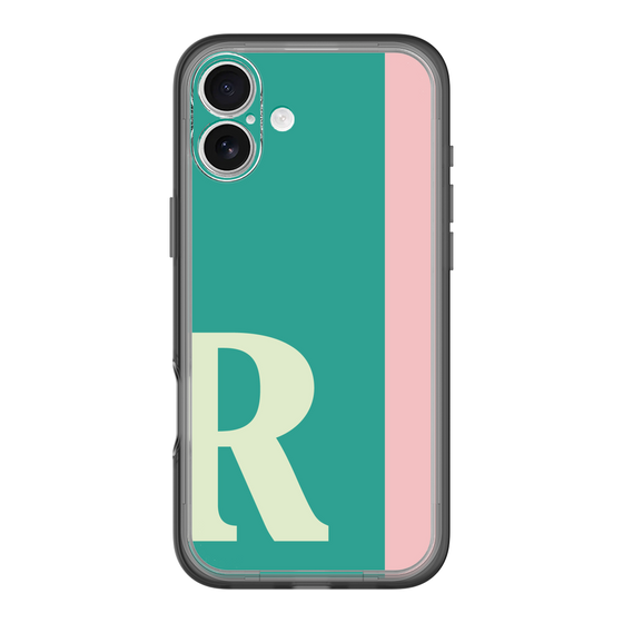 Slim Protection Premium Case［ オリジナル - initial color line - R green ］