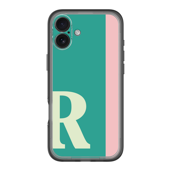 Slim Protection Premium Case［ オリジナル - initial color line - R green ］