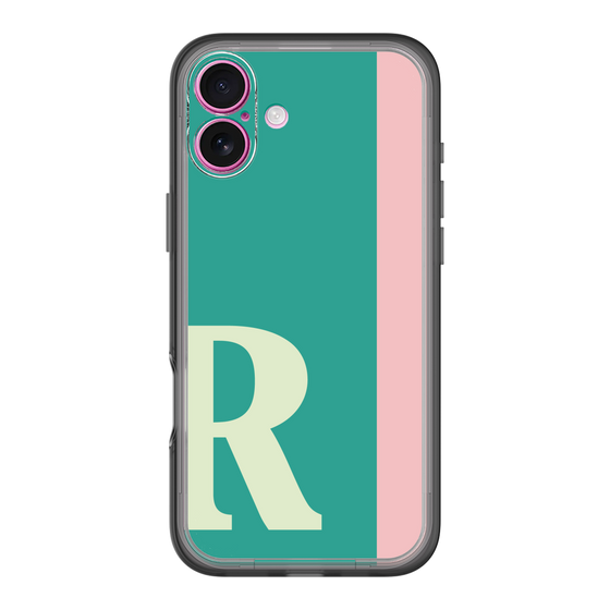 Slim Protection Premium Case［ オリジナル - initial color line - R green ］