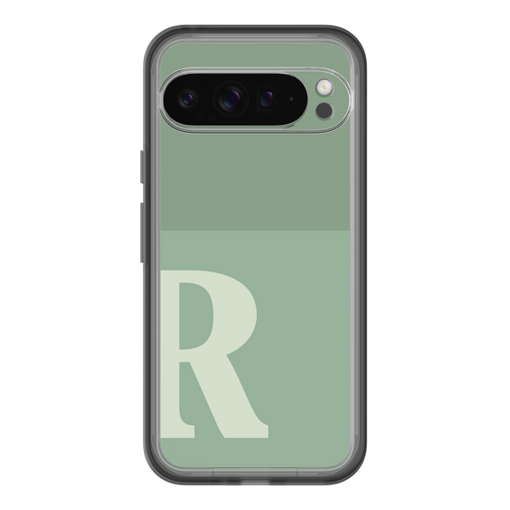 Slim Protection Premium Case［ オリジナル - initial two tone - R green ］