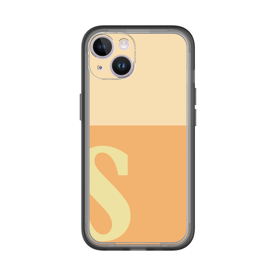 Slim Protection Premium Case［ オリジナル - initial two tone - S orange ］