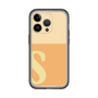 Slim Protection Premium Case［ オリジナル - initial two tone - S orange ］