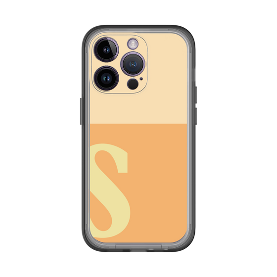 Slim Protection Premium Case［ オリジナル - initial two tone - S orange ］