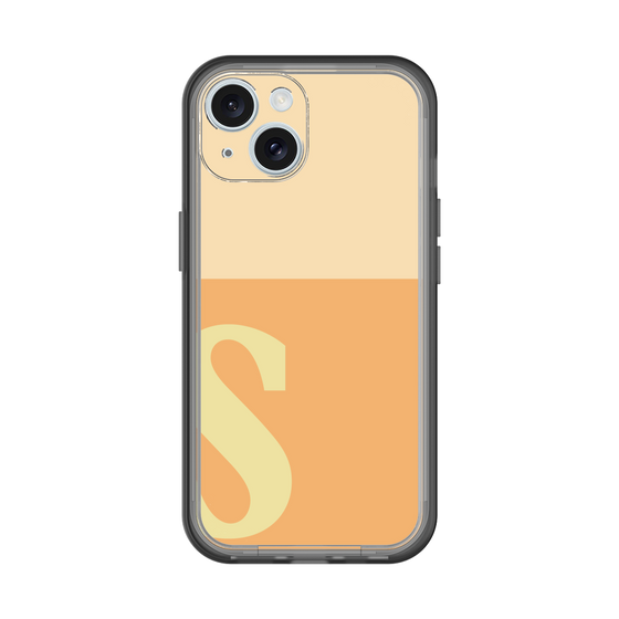 Slim Protection Premium Case［ オリジナル - initial two tone - S orange ］