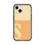 Slim Protection Premium Case［ オリジナル - initial two tone - S orange ］