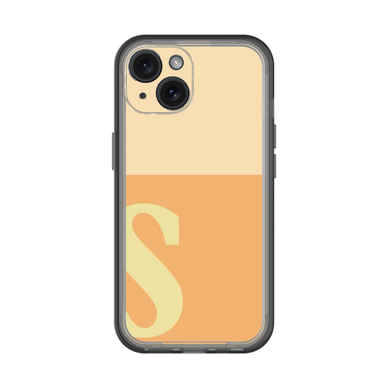 Slim Protection Premium Case［ オリジナル - initial two tone - S orange ］