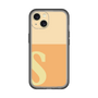 Slim Protection Premium Case［ オリジナル - initial two tone - S orange ］