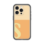 Slim Protection Premium Case［ オリジナル - initial two tone - S orange ］
