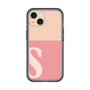 Slim Protection Premium Case［ オリジナル - initial two tone - S pink ］