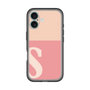 Slim Protection Premium Case［ オリジナル - initial two tone - S pink ］