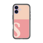 Slim Protection Premium Case［ オリジナル - initial two tone - S pink ］