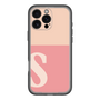 Slim Protection Premium Case［ オリジナル - initial two tone - S pink ］