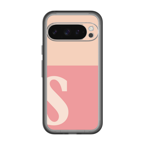 Slim Protection Premium Case［ オリジナル - initial two tone - S pink ］
